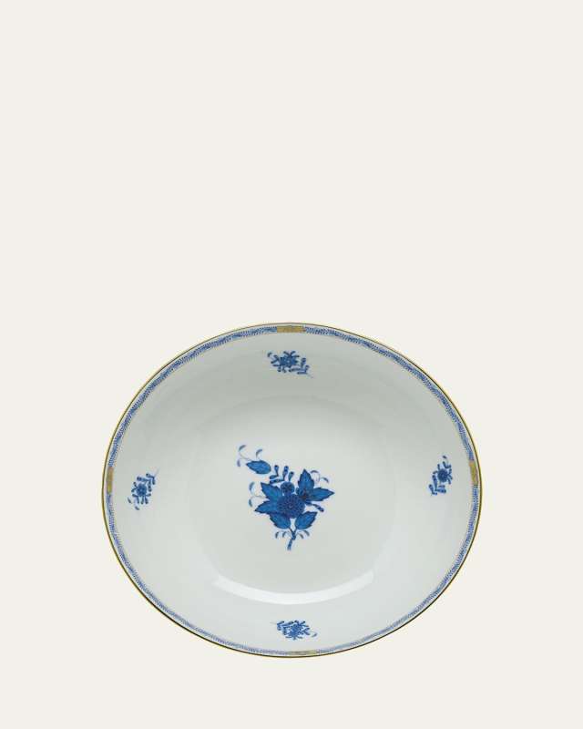 Chinese Bouquet Blue Medium Bowl